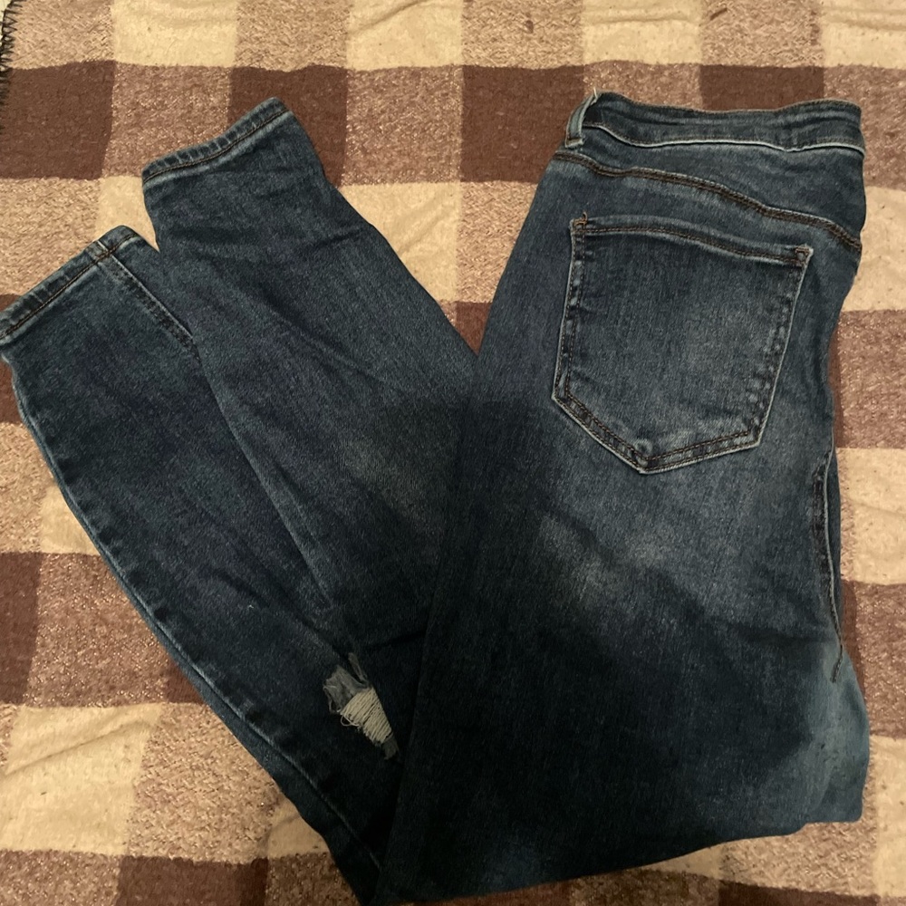 Wax+jean skinny jeans